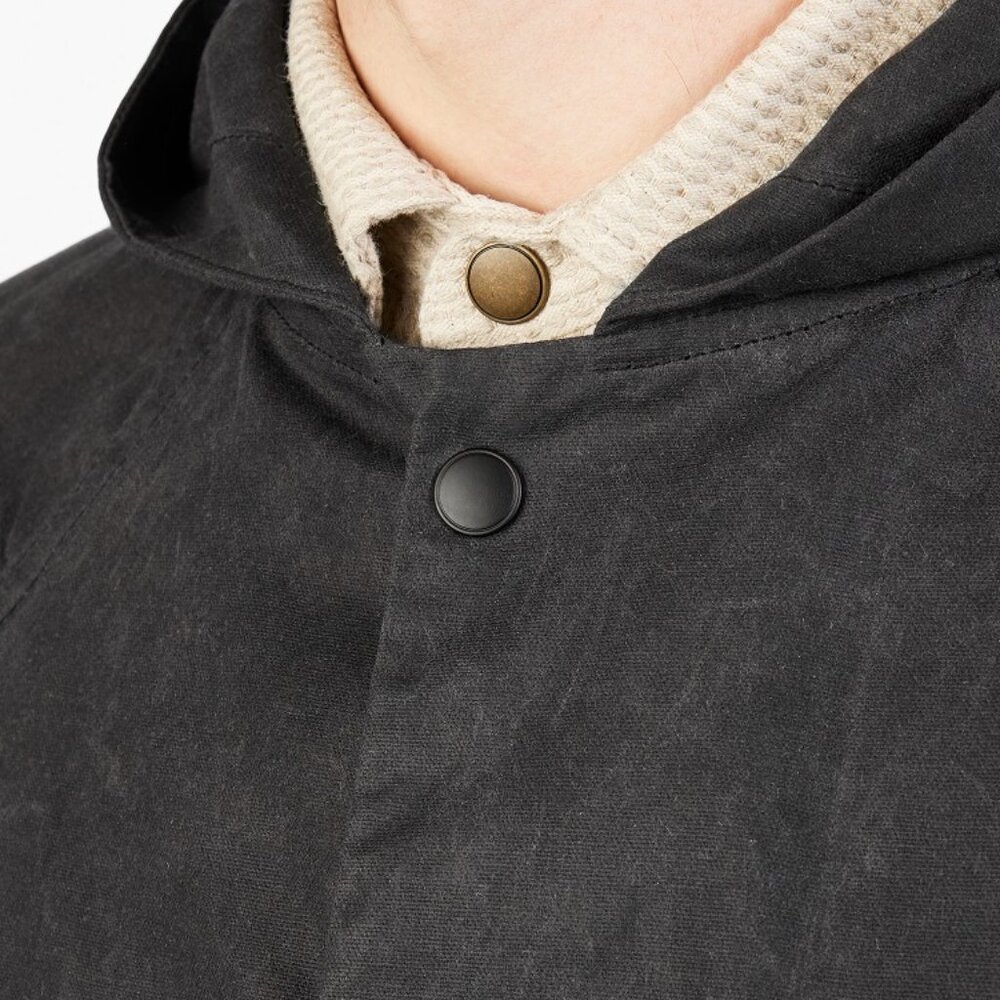 Rogue Territory Hooded Waxed Ridgeline Jacket  Graphite XXL RGT - Picture 5 of 13